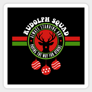 Rudolph Squad - Christmas eve Sticker